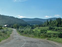 Дорога в город Турка